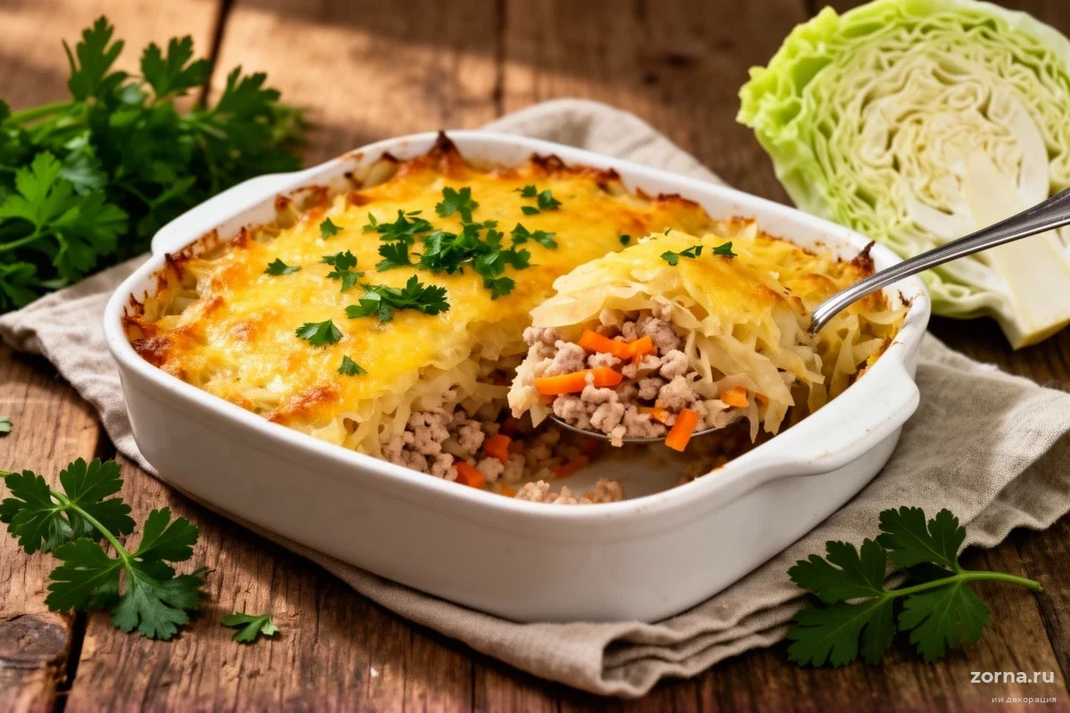 Зачем заливать капусту кипятком: один прием меняет вкус привычной запеканки