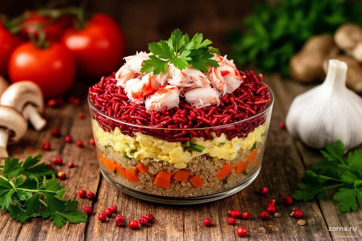 Шеф-повара нашли замену белому рису: этот продукт превращает крабовый салат в деликатес