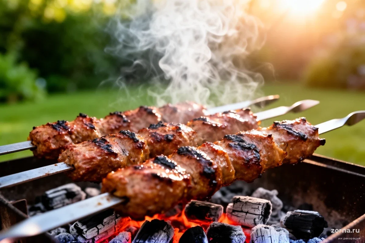 Секретный фрукт и правило часа: шеф-повар раскрыл, как не превратить шашлык в сухую подошву